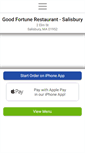 Mobile Screenshot of goodfortunesalisbury.com